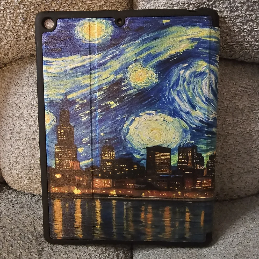 Starry Night Cityscape IPAD Case